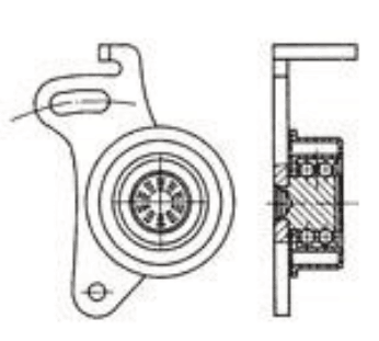 Tendicinghia del motore dell'automobile/cuscinetto folle e unità