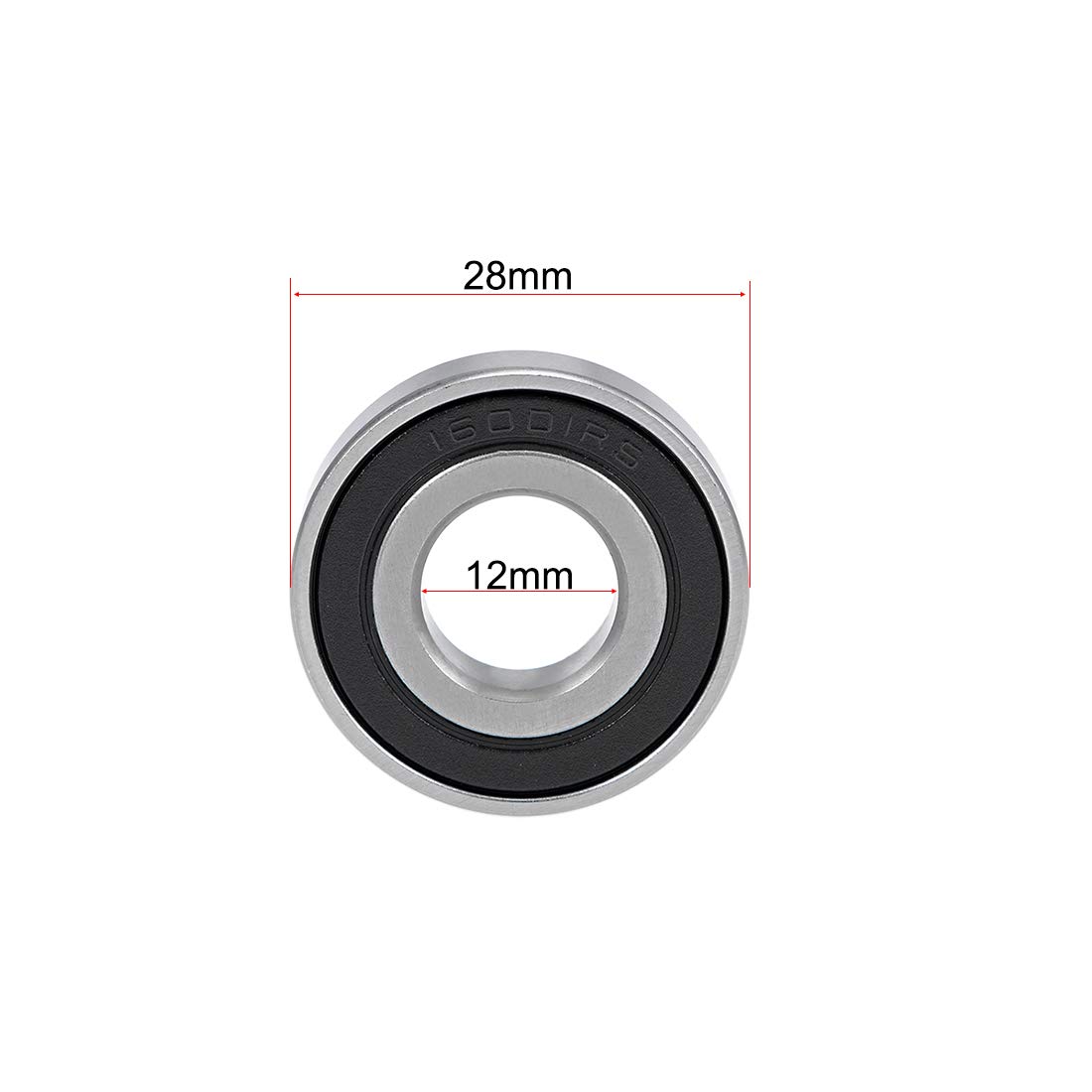 good quality Z2V2 deep groove ball bearing 16001 2rs zz 12*28*7mm